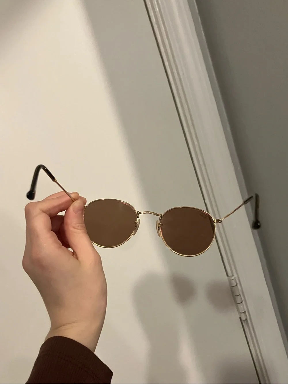 Ray-Ban Round Metal Flash Lenses Sunglasses